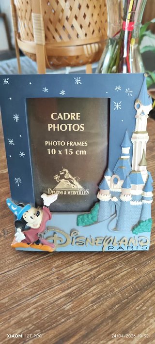 Marco de fotos Disney con castillo y Mickey