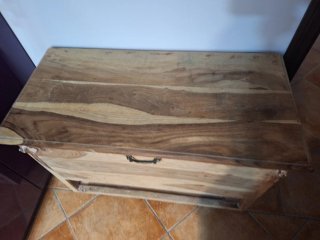 Mueble zapatero de madera