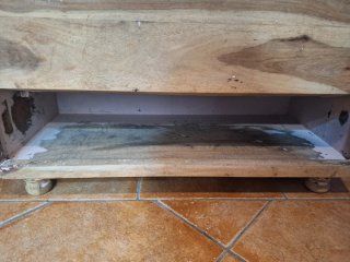 Mueble zapatero de madera