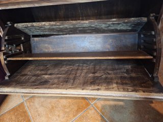 Mueble zapatero de madera