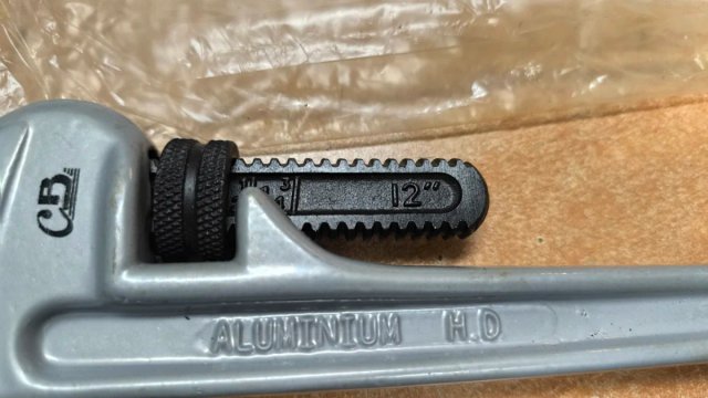 Llave Stillson 12 Aluminio Profesional