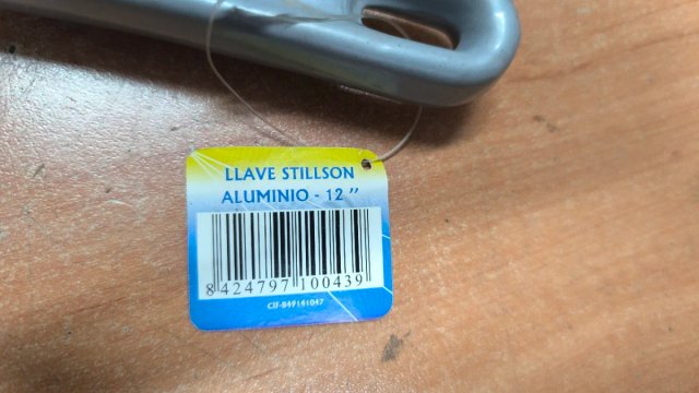 Llave Stillson 12 Aluminio Profesional