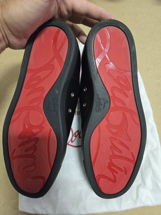 Sneakers Christian Louboutin Pelle Nera