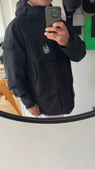 Chaqueta Negra Spyder para Nieve