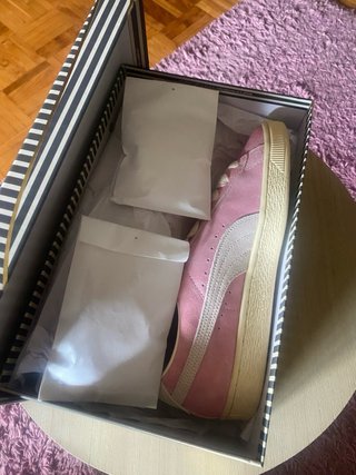 Zapatilla Puma Suede x Ruhigi Rosa/Beige