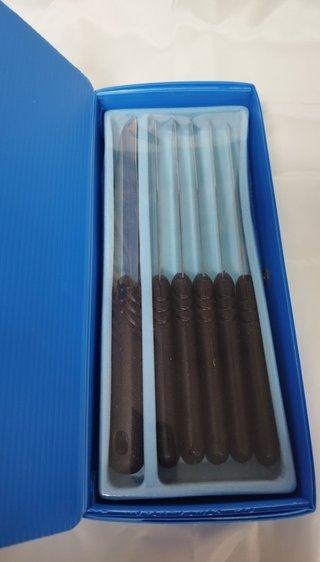 Set 6 Coltelli AMC Manico Blu