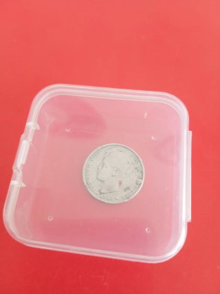 Una peseta de plata