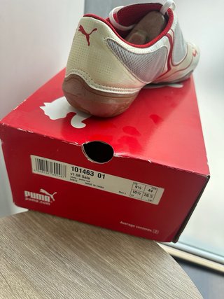 Zapatillas Puma Talla 44 Roja y Blanca