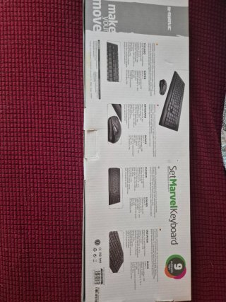Teclado y Ratón Inalámbrico B-Move SetMarvel