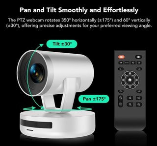 Nuroum V403 Webcam PTZ Zoom 5X FHD - Nuova