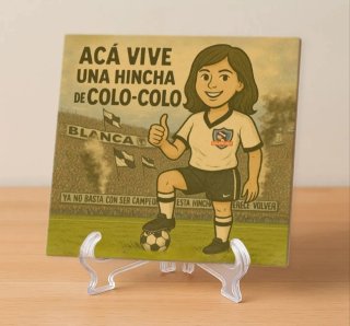 Azulejo Colo Colo Carlos Caszely