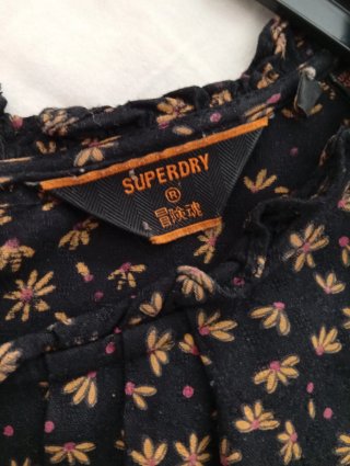 Vestido estampado floral Superdry