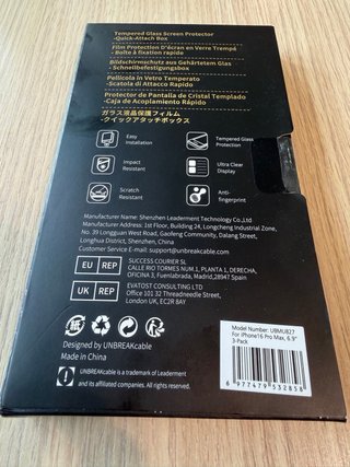 Set 3 vetri temperati nuovo iPhone 16 Pro Max