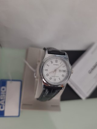 Orologio Casio LTP-V006L-7B Donna Pelle Nera