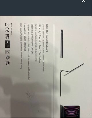 Funda Teclado Magnético iPad 12.9 Air