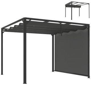 Pérgola Aluminio 3x3m con Techo Deslizable