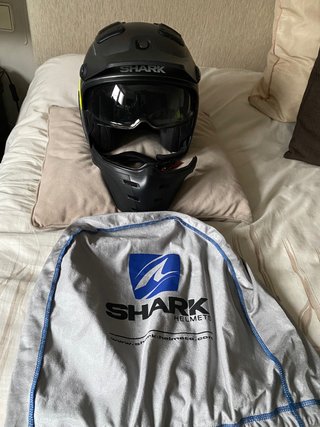 Casco Shark X-Drak Terrance Jet Negro