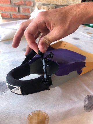 Sujeta aletas bodyboard