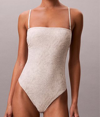 Bañador Calvin Klein Beige Nuevo