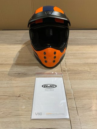 Casco Moto HJC V60 Flame MC27 Talla S (55-56 cm)