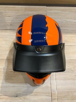 Casco Moto HJC V60 Flame MC27 Talla S (55-56 cm)