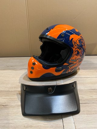 Casco Moto HJC V60 Flame MC27 Talla S (55-56 cm)