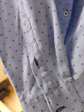 Camisa Sfera Azul Estampada Talla M