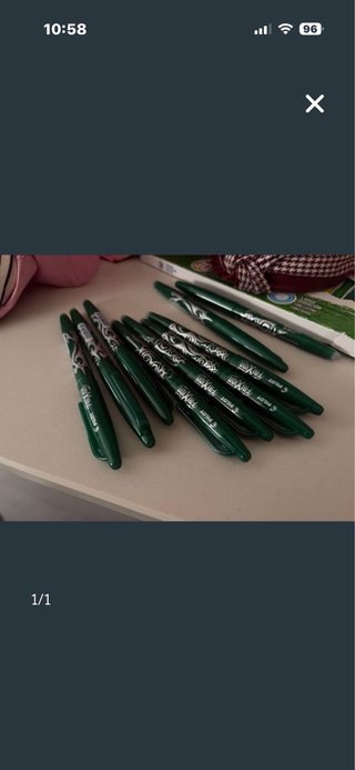 Bolígrafo Pilot Frixion Verde Borrable
