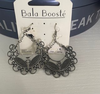 Pendientes Bala Boosté Plata