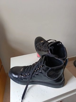 Botas altas negras hombre