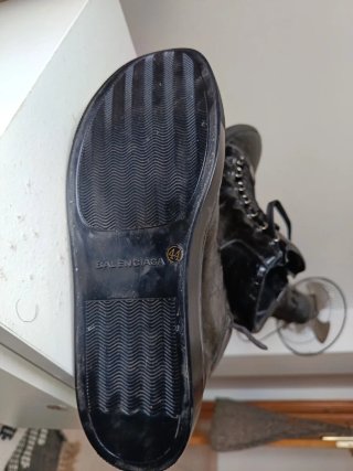 Botas altas negras hombre