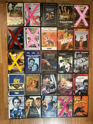 3) DVDs Películas Variadas