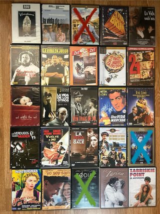 3) DVDs Películas Variadas