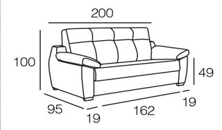 SOFA CAMA ITALIANO CHANEL