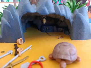 Playmobil 3799 isla pirata muñecos figuras clik