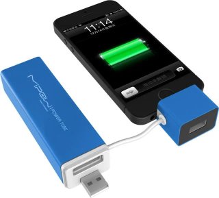 Cargador de móvil portátil MiPow Power Tube Azul