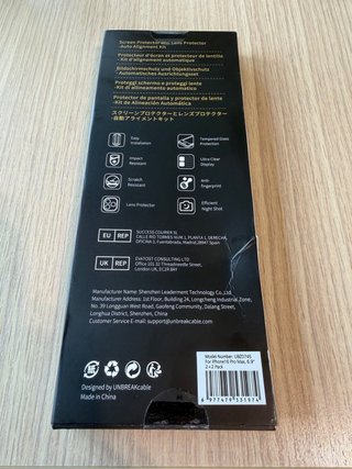 Set Vetro Temperato e Fotocamera iPhone 16 Pro Max