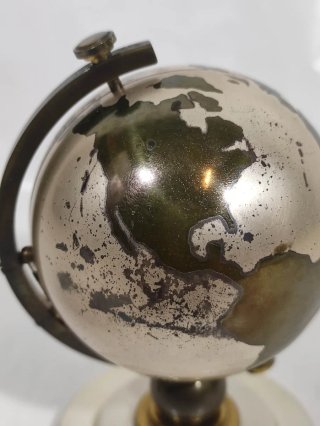 Orologio sveglia mappamondo "meridiana"