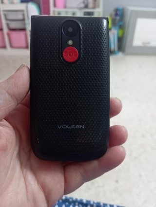 Teléfono VÖLFEN Astro Flip Negro