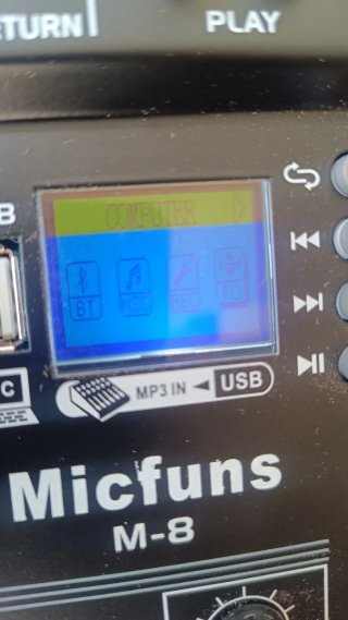 Micfuns M-8 Mezclador Profesional 8 Canales