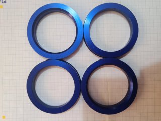 4 Anillos Centradores de Buje Espaciador