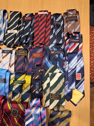 26 Cravatte Regimental Uomo