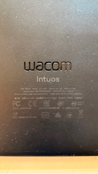Wacom Intuos CTL 490 Tableta Gráfica