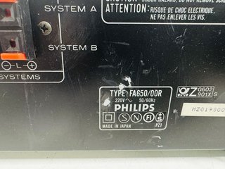 Amplificador Estéreo Philips FA 650