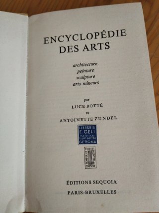 Sequoia Encyclopédie des Arts - Libro descatalogad