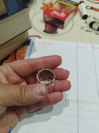 Anillo diseño estrellas y otro con los ositos