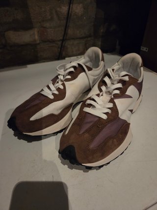 Scarpe New Balance Marroni e Bianche