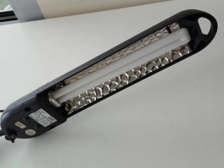 Lámpara flexo de escritorio negra