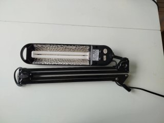 Lámpara flexo de escritorio negra