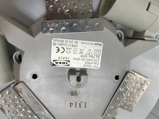 Lámpara de techo IKEA cristal